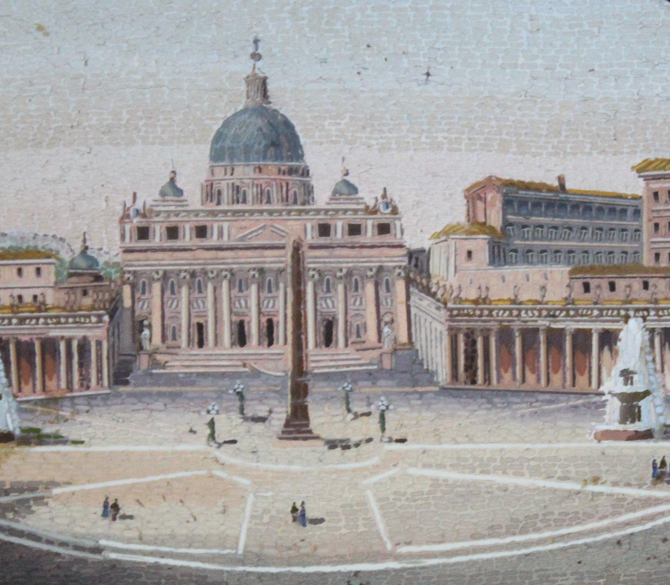 Mosaico micromicro de alta calidad, que representa la Plaza de San Pedro. SE PUEDEN SOLICITAR FOTOS ADICIONALES, INFORMACIÓN DEL LOTE E INFORMACIÓN DE ENVÍO ENVIANDO UN CORREO ELECTRÓNICO 

Etiquetas: Micromosaico Piazza San Pietro. Micromosaico en