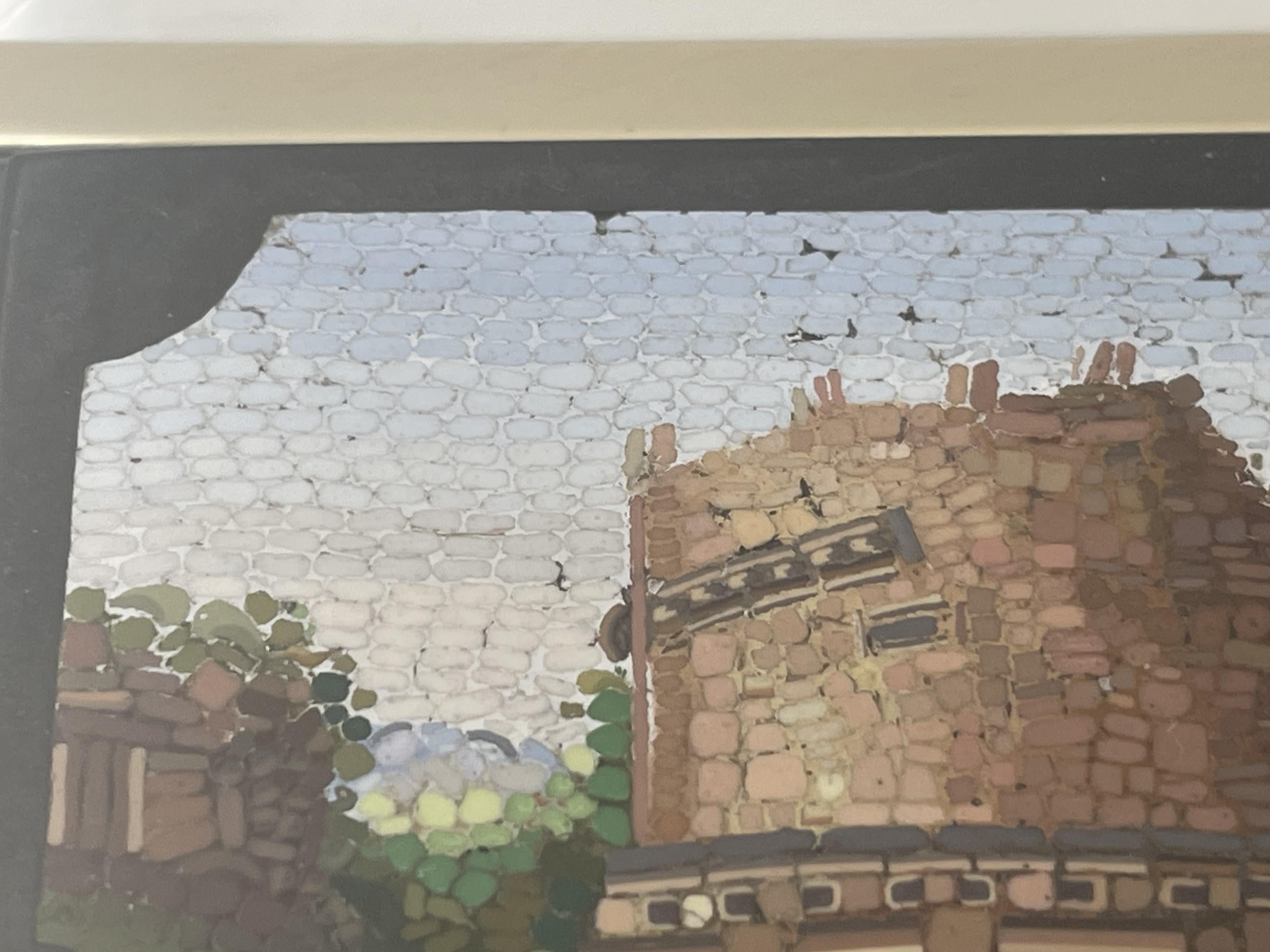 Mosaico Scatola per sigari e porta fiammiferi in micromosaico e argento sterling in vendita