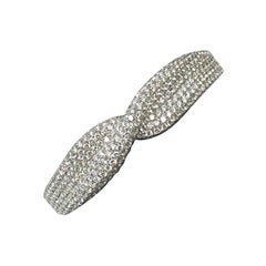 Micropave Diamond Bangle, 7 Carat