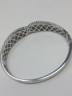 Micropave Diamond Bangle, 7 Carat