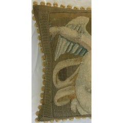 Mid 16th Century Antique Flemish Baroque Tapestry Pillow