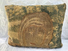 Mid-16th Century Brussels Tapestry Pillow