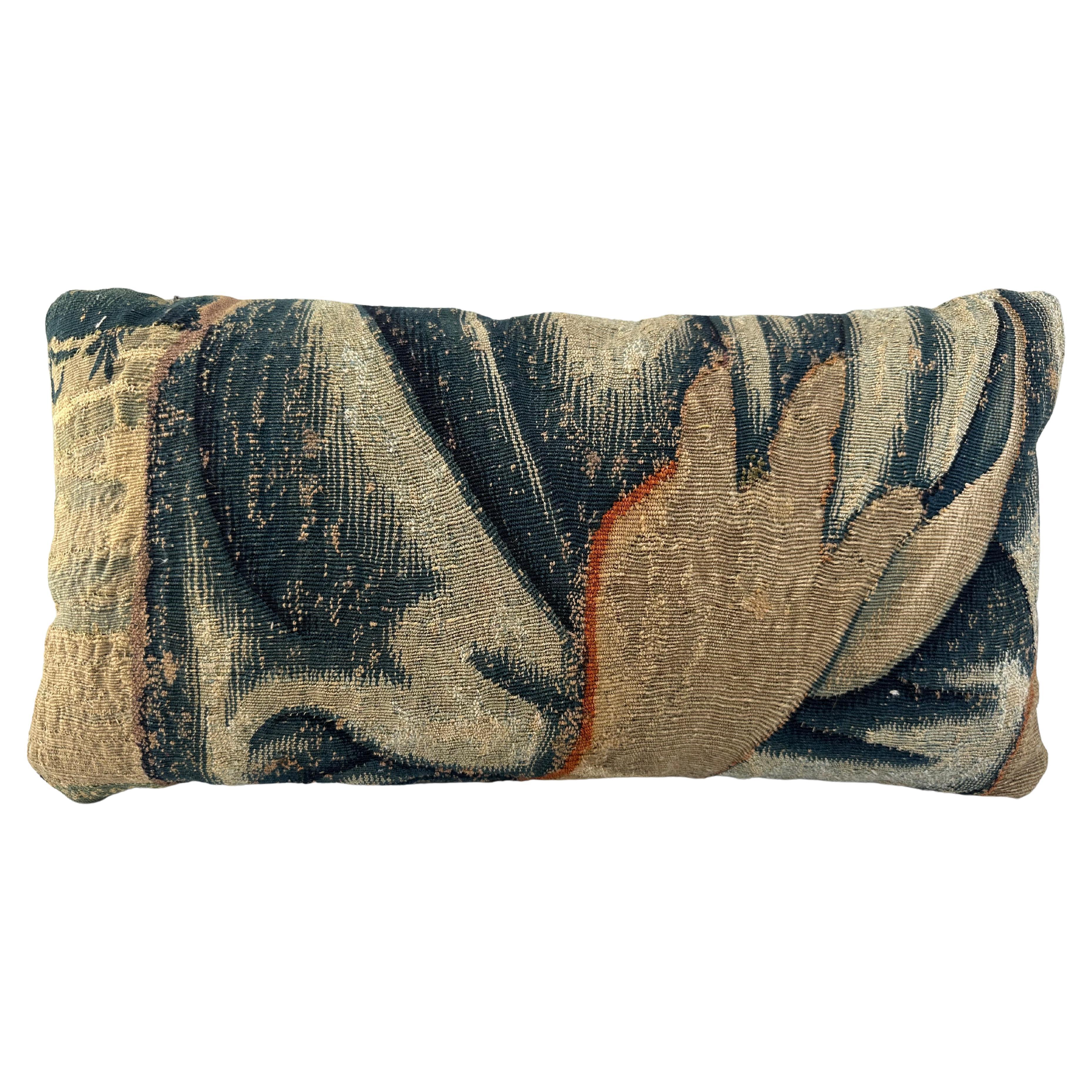 Mid-16th Century Brussels Tapestry Pillow For Sale