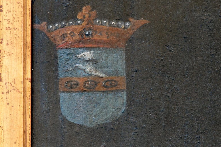 Mid16th Century Gillis Cercle Crucifixion Oil on Panel For