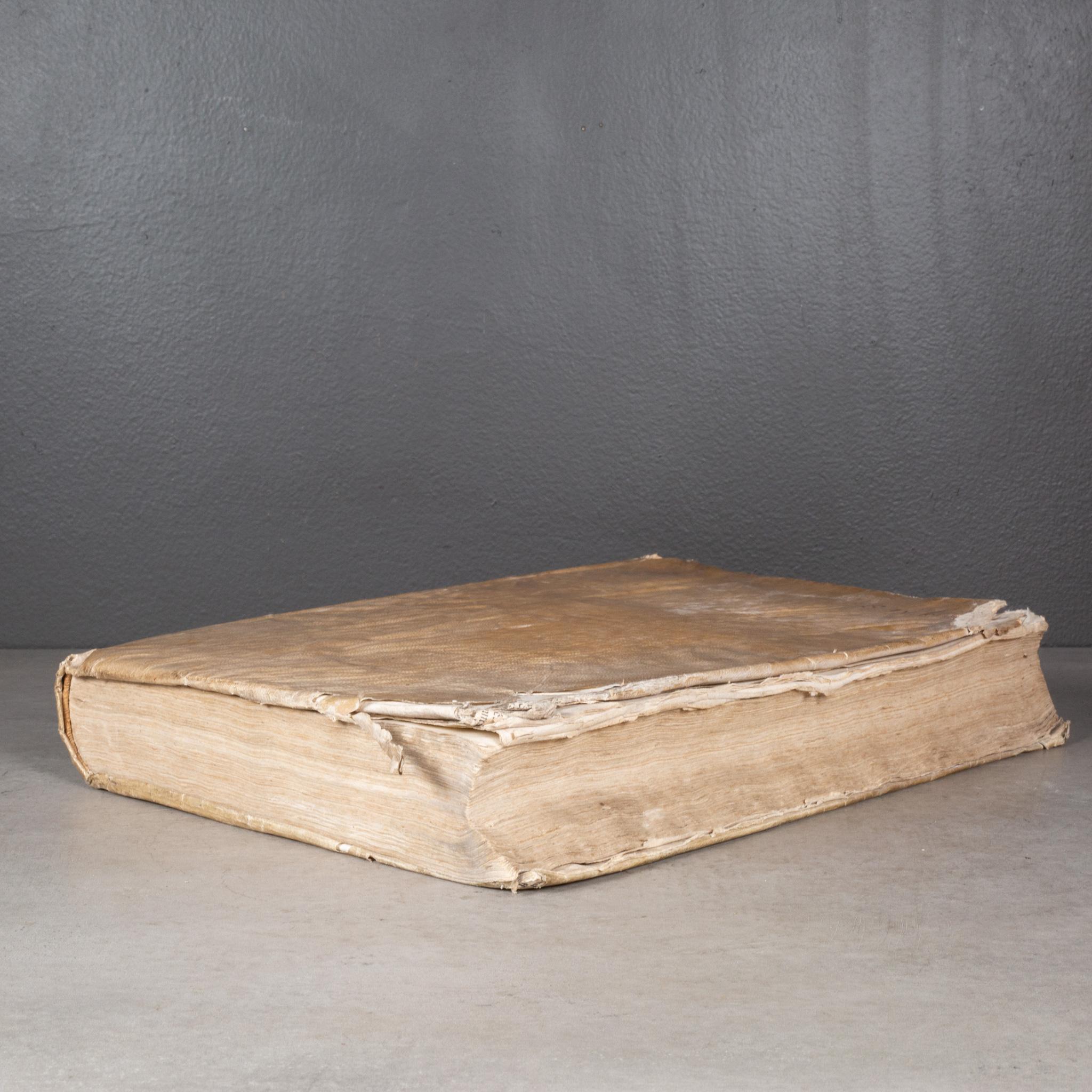Mid-17th c. Pig Vellum Book c.1667 (FREE SHIPPING) In Good Condition For Sale In San Francisco, CA
