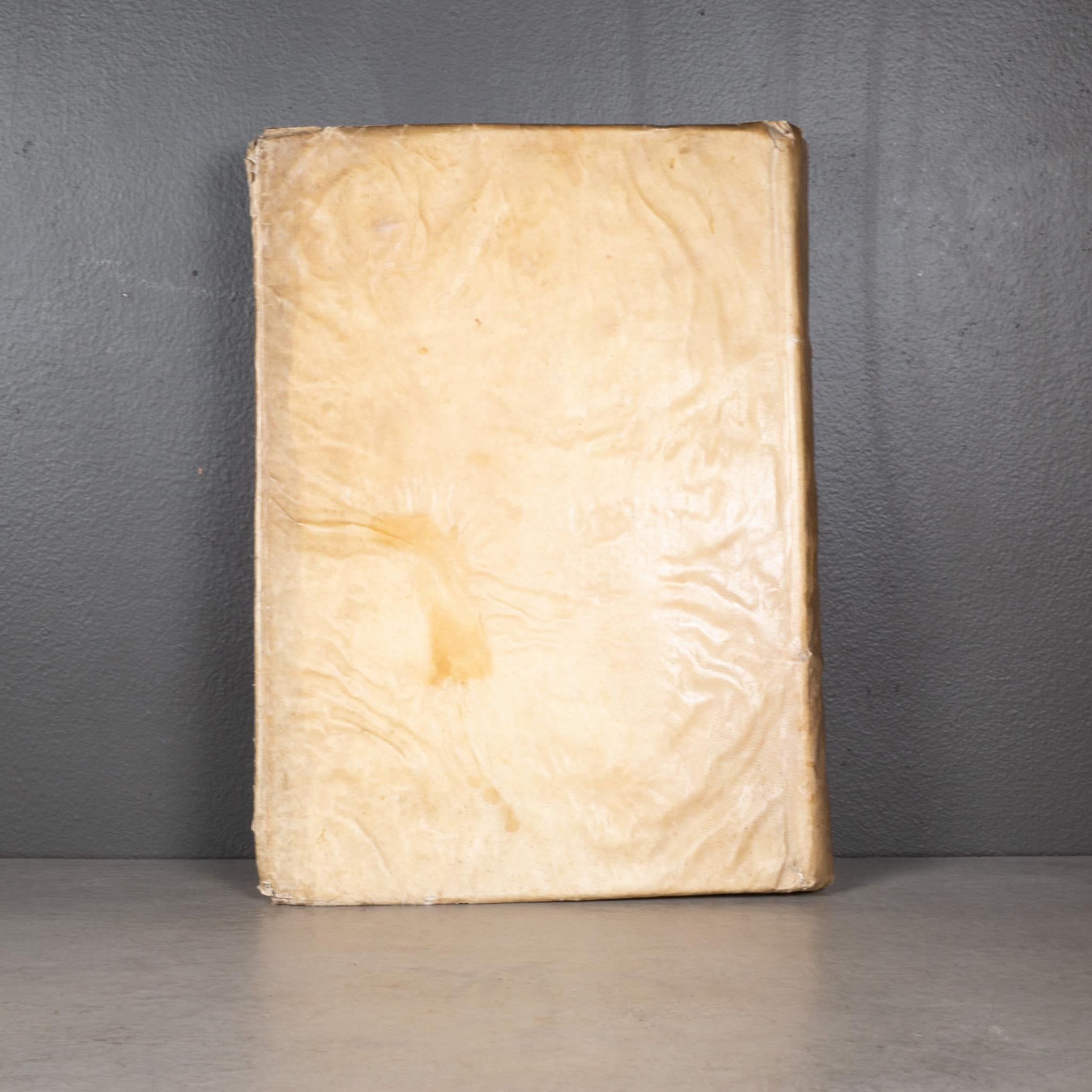 18th Century and Earlier Mid-17th c. Pig Vellum Book c.1667