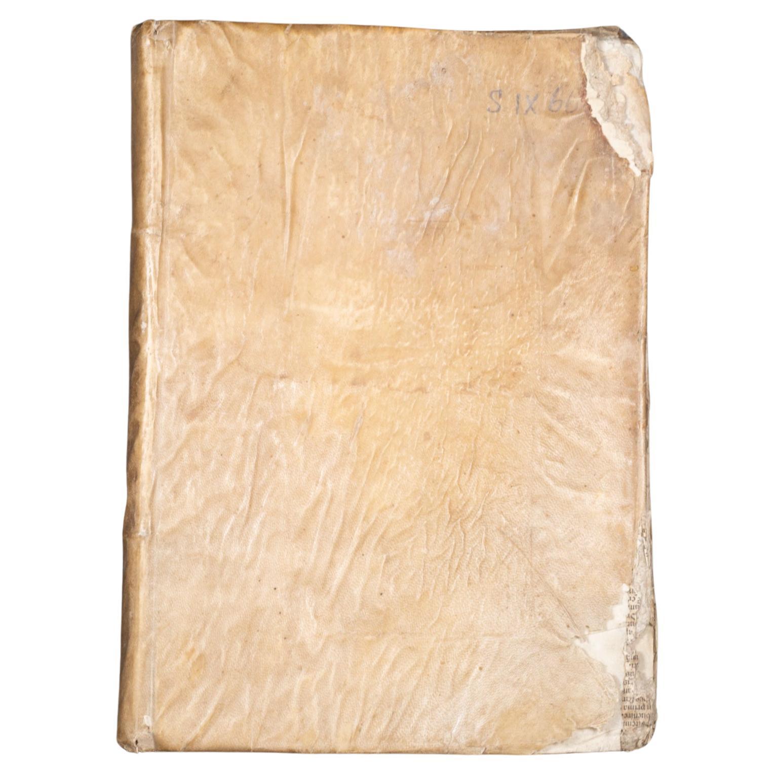 Mid-17th c. Pig Vellum Book c.1667 (FREE SHIPPING)