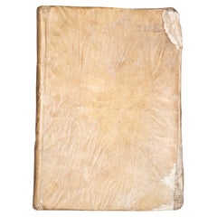 Metà del XVII secolo. Libro in Vellum di maiale del 1667 ca.