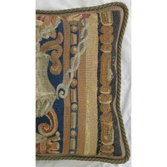 Mid 17th Century Antique Brussels Tapestry Pillow