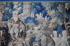 Mid 17th Century Aubusson Tapestry The Coronation Of Melinte And Ariana N° 1387