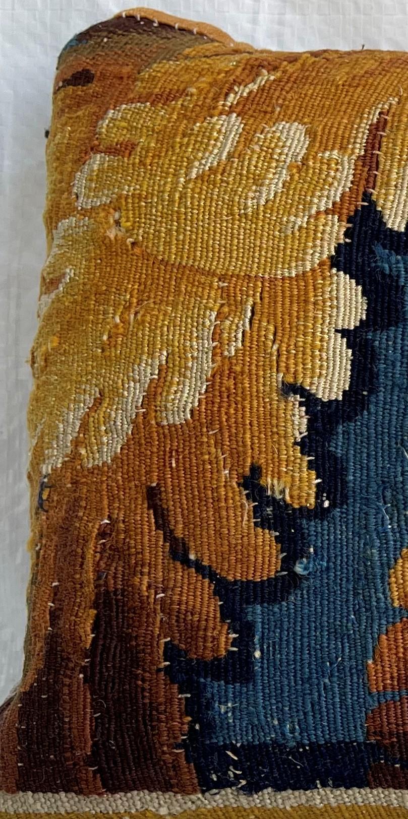 German Mid-17th Century Flemish Tapestry Pillow - 18