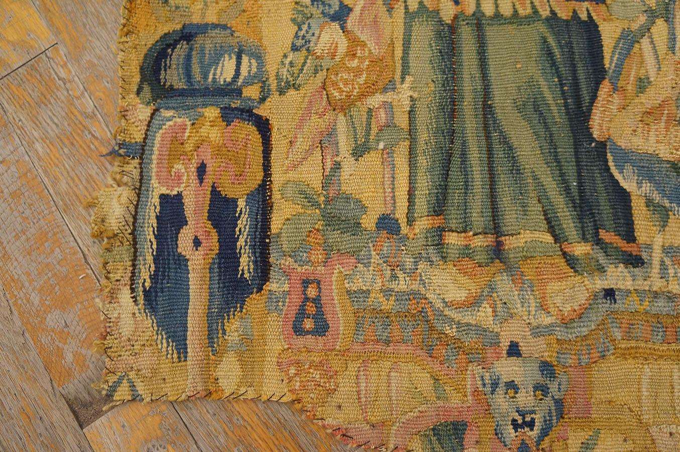 Wool Mid 17th Century Flemish Tapestry Set2' 6