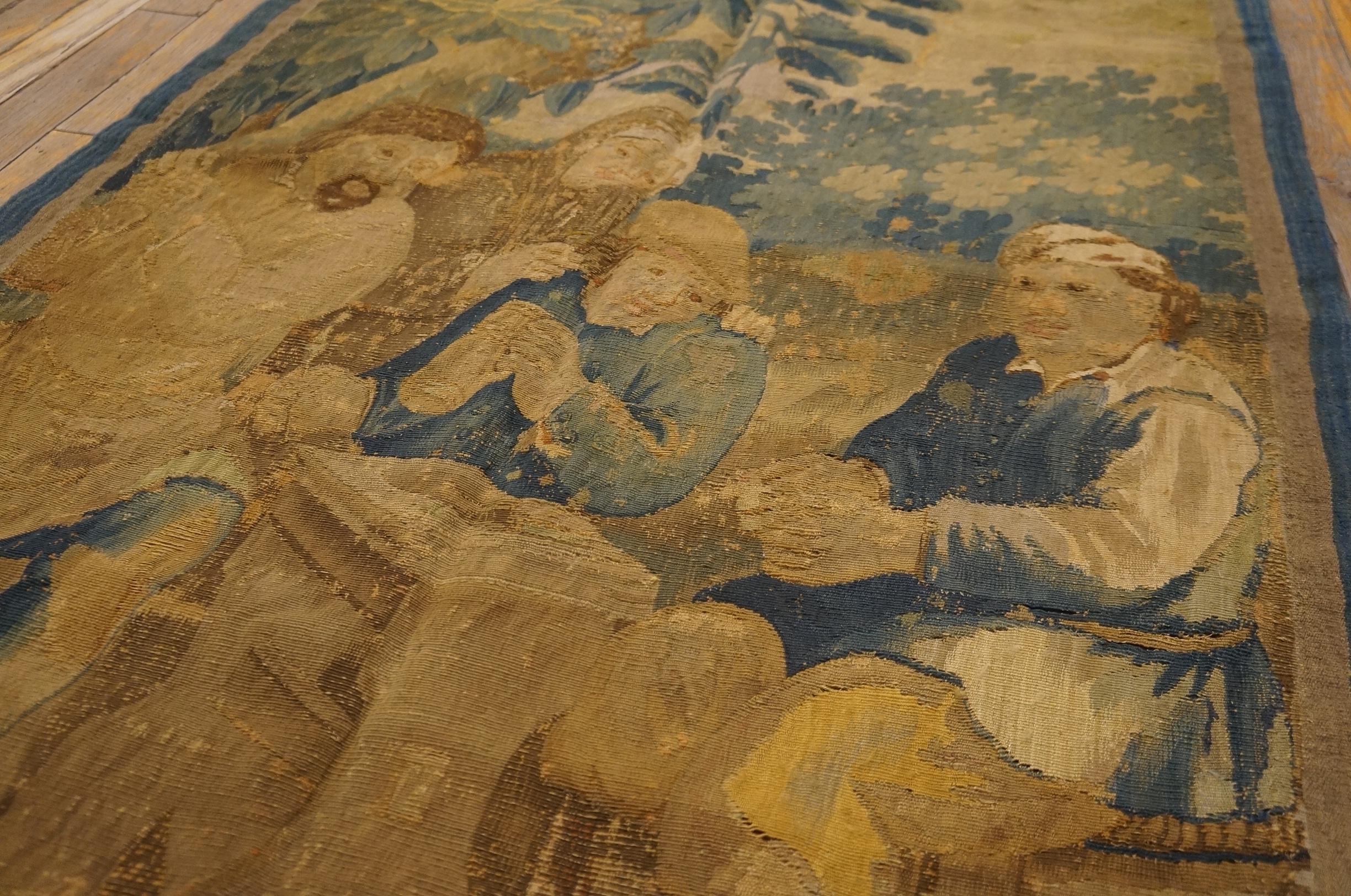 Arazzo fiammingo Tourani della metà del XVII secolo in vendita 4