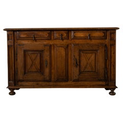 Mid-17th Century French Louis XIII Period Walnut Sideboard or Buffet