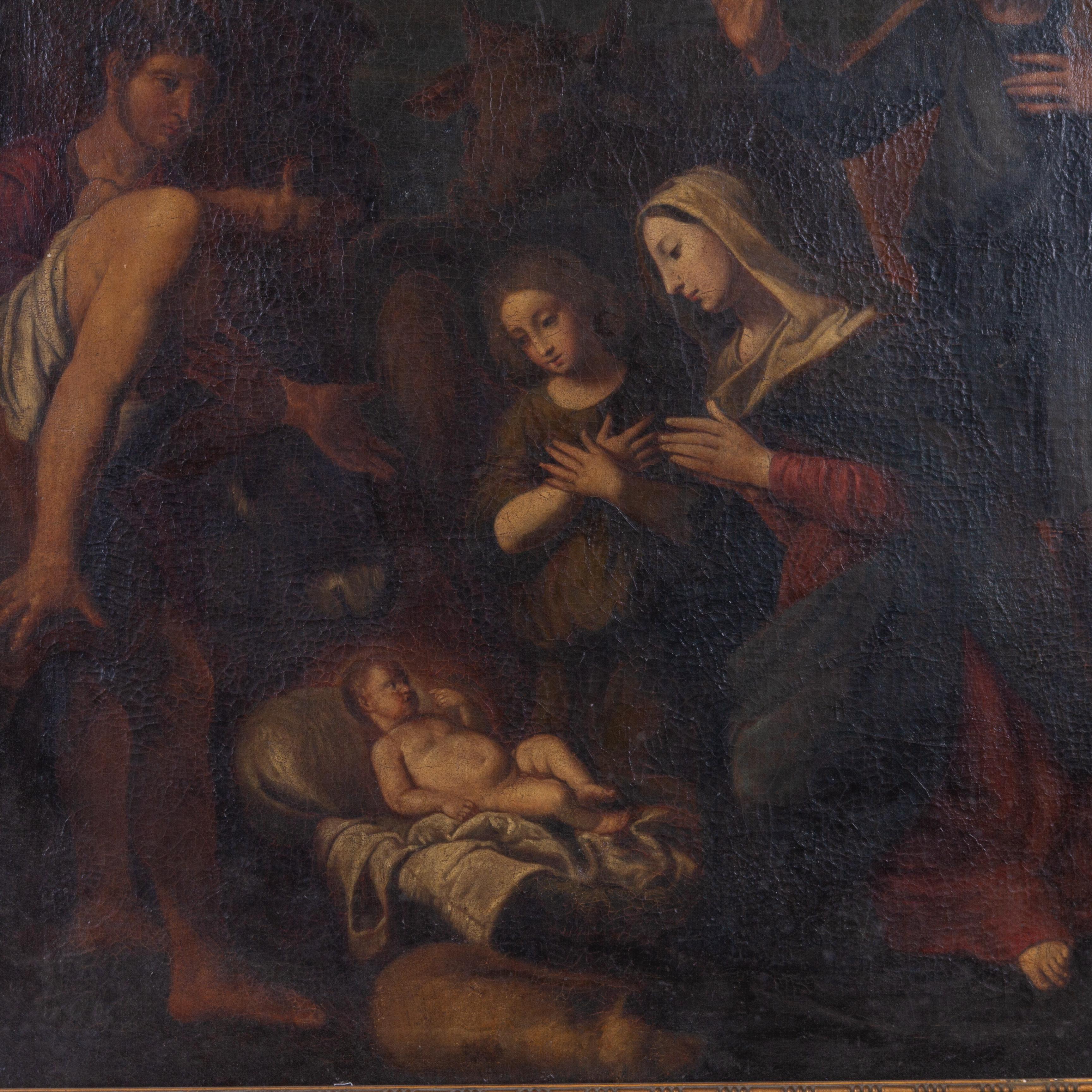 In good condition
From a private collection
Free international shipping
Mid 17th Century French Old Master Nativity Oil Painting
