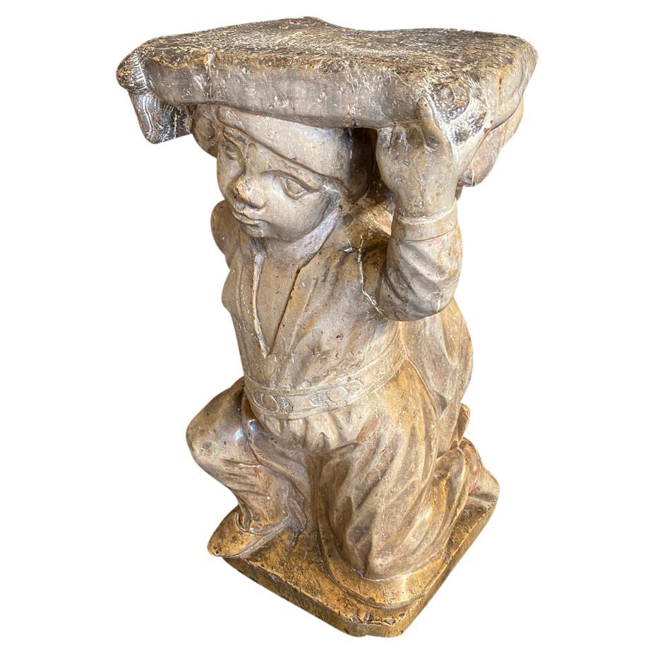 Mid-17th Century Italian Marble Sculpture For Sale