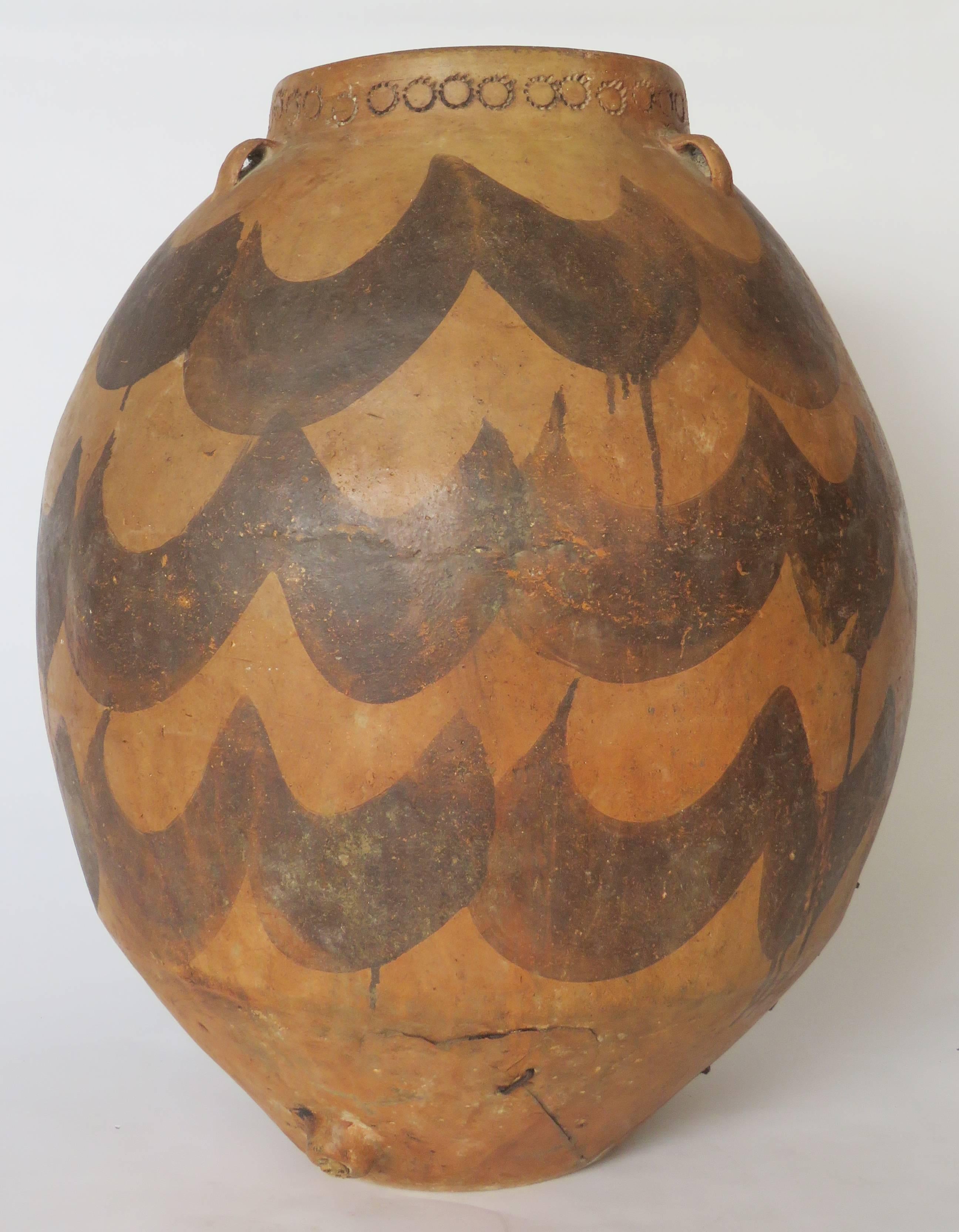 Mid-17th Century Mozarab Terracotta Jar In Good Condition For Sale In Alella, ES