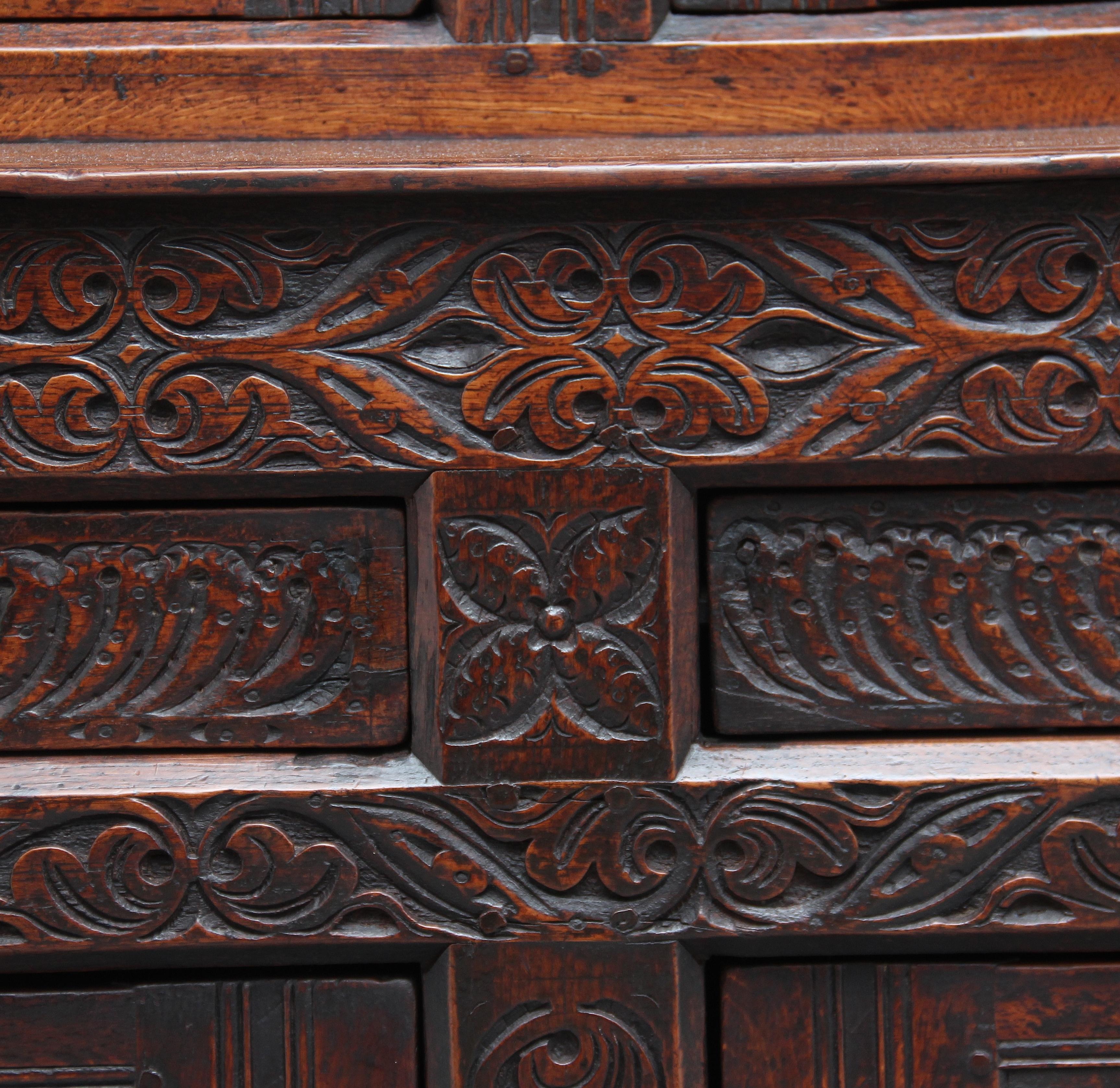 Mid-17th Century Oak Court Cupboard 7