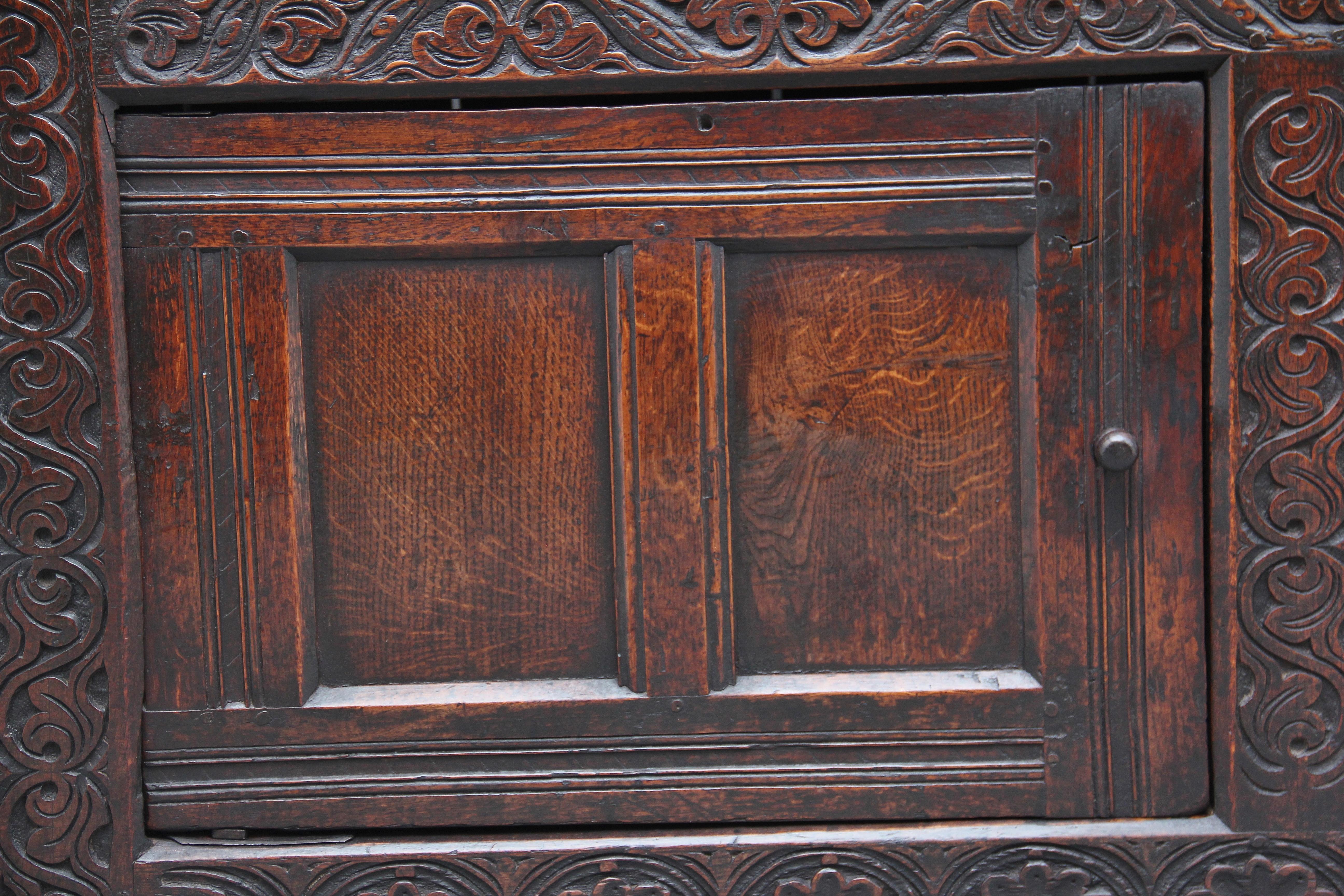 Mid-17th Century Oak Court Cupboard 10