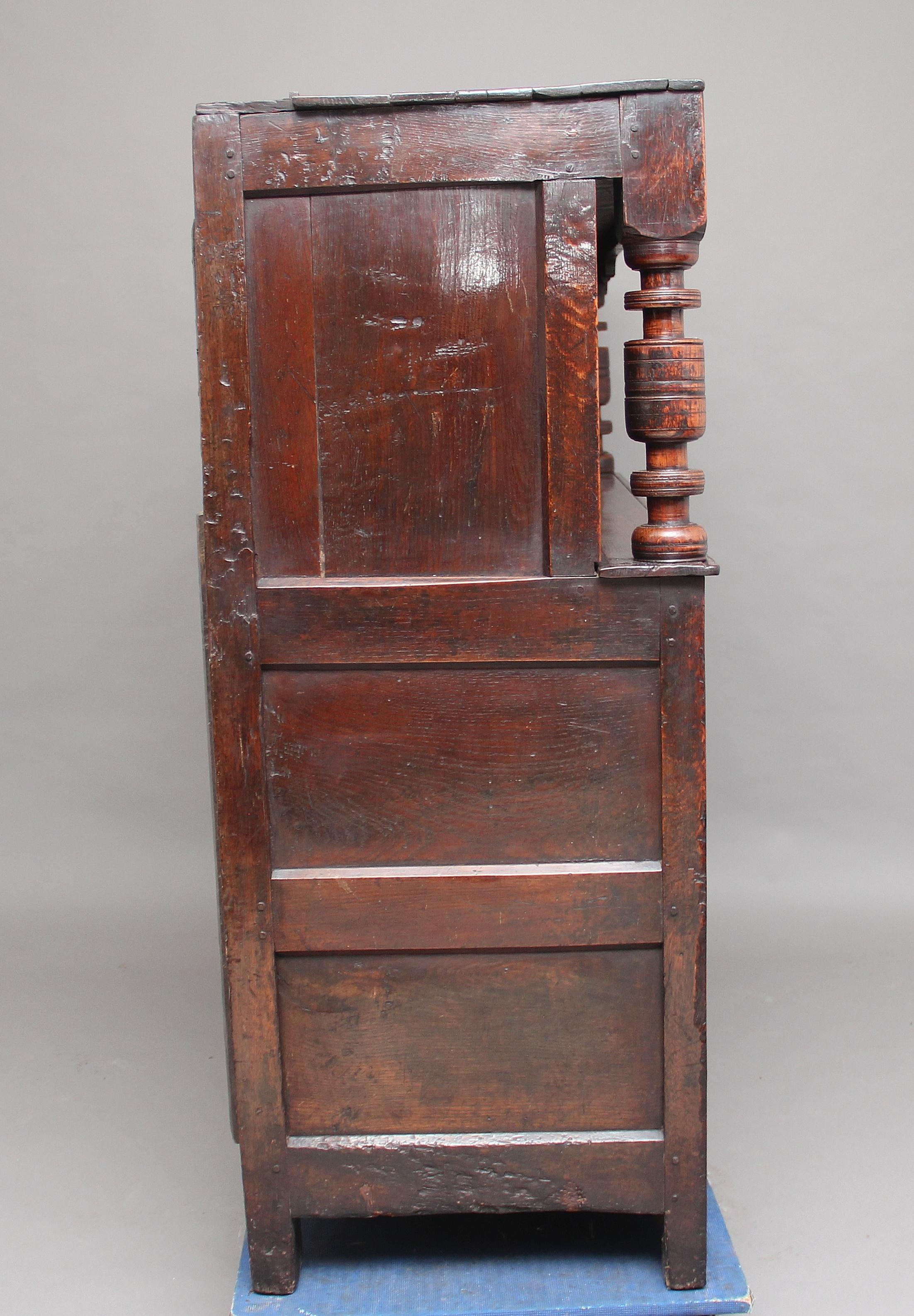 Mid-17th Century Oak Court Cupboard In Good Condition In Martlesham, GB