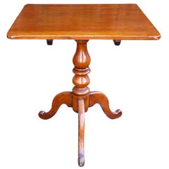 Mid-1800 Folding Mahogany Coffee Table