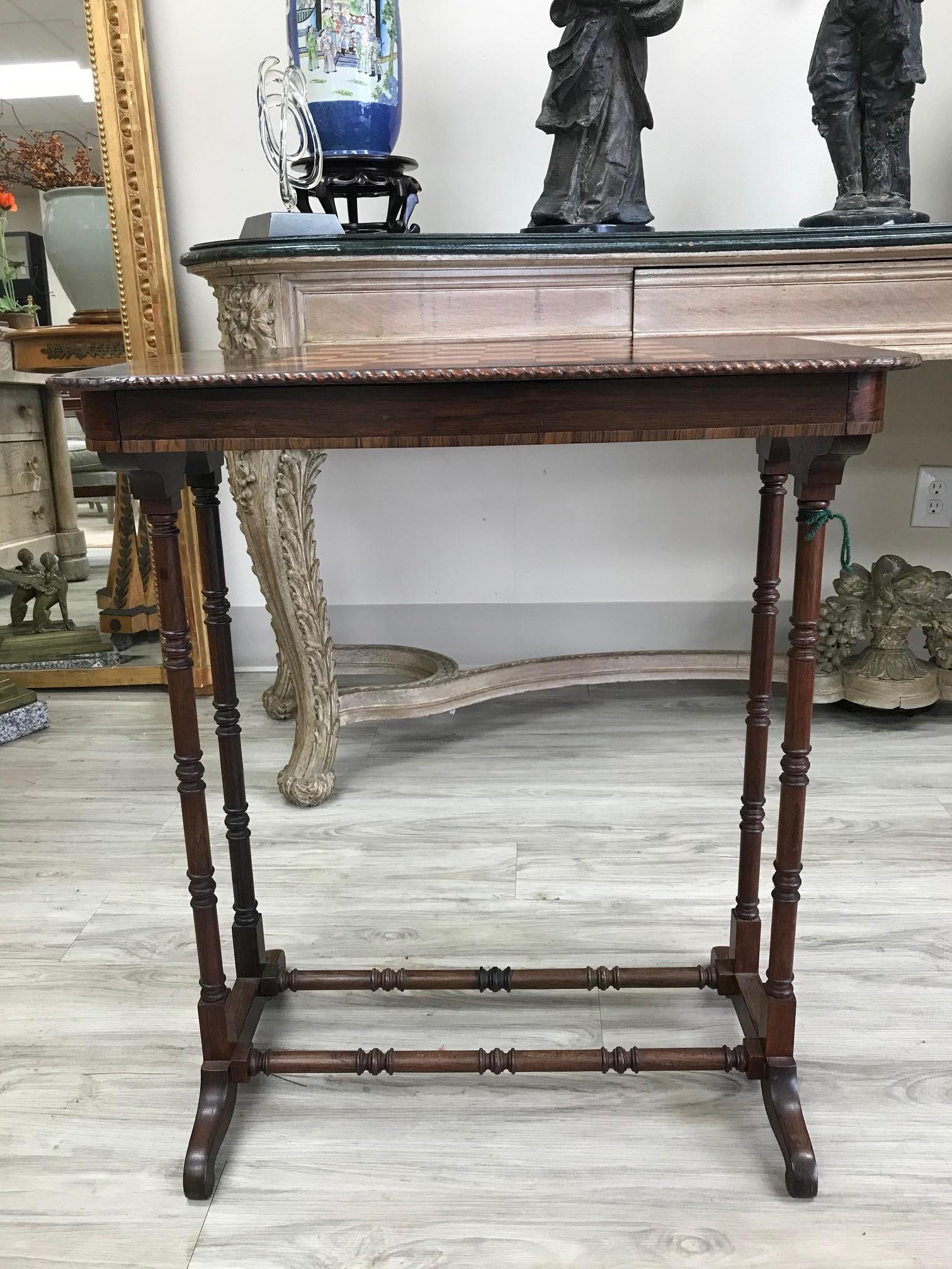 Georgian Mid-1800s Game Table For Sale