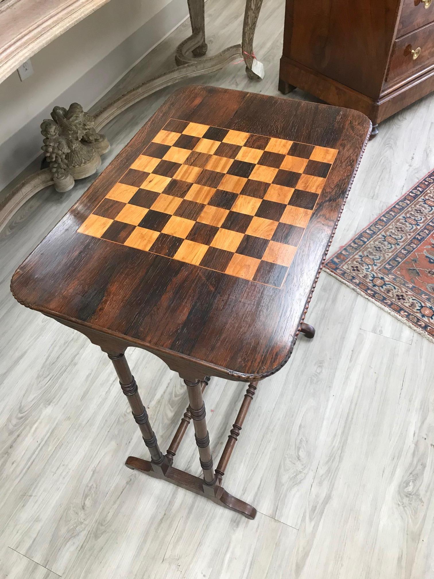 19th Century Mid-1800s Game Table For Sale