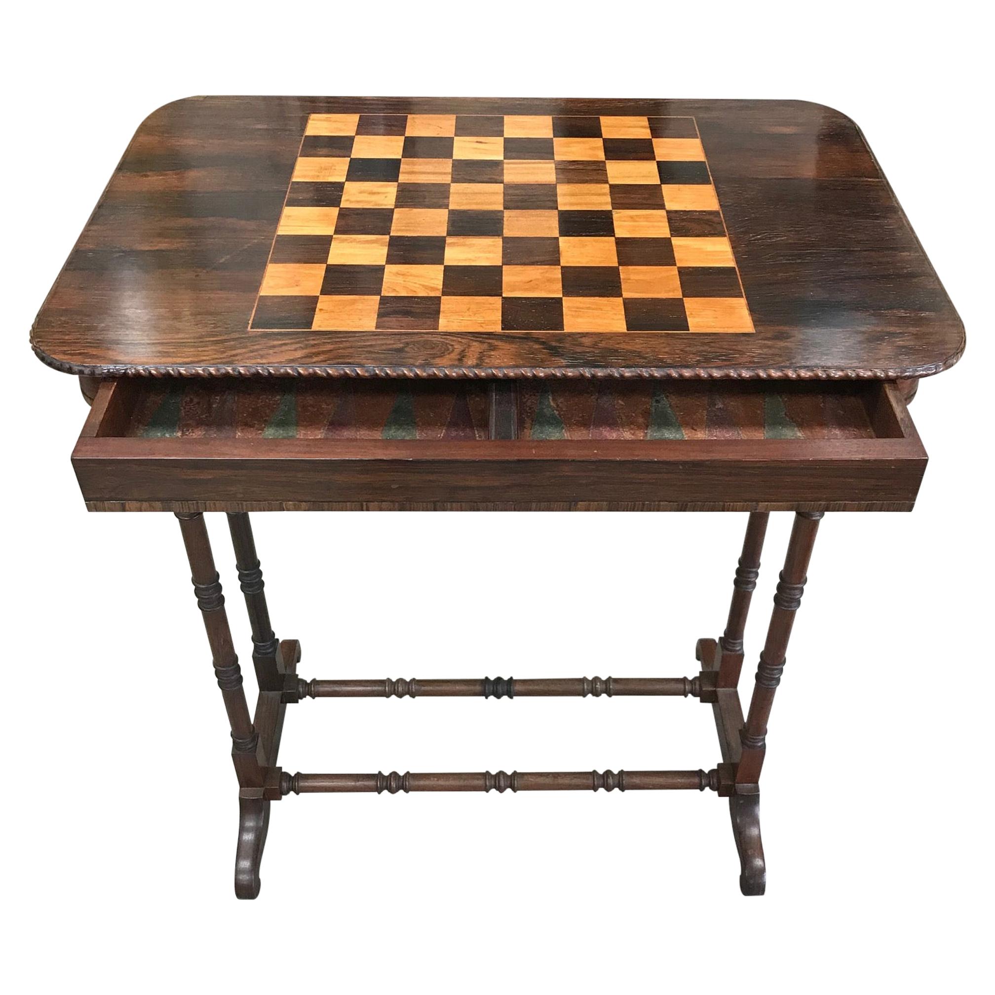 Mid-1800s Game Table For Sale