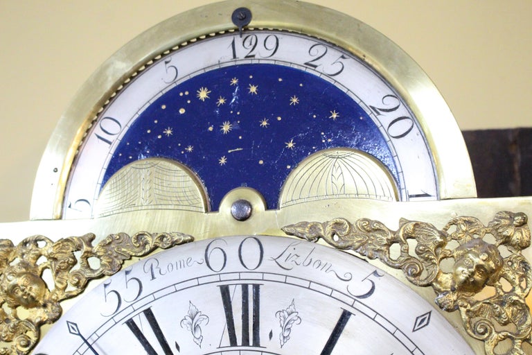 Mid-18th Century Eight Day Oak Longcase Clock by John Taylor of ...