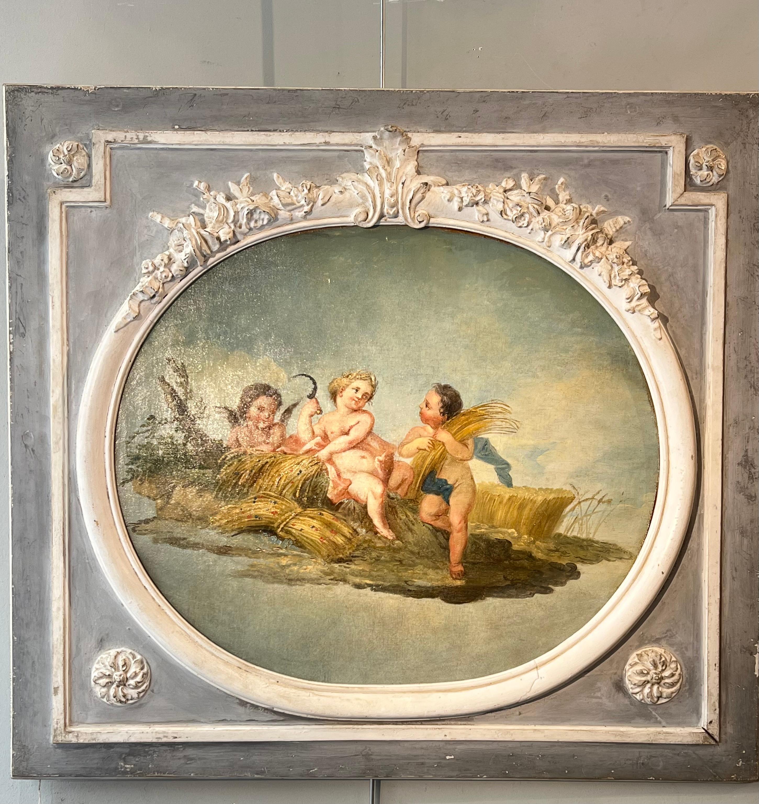 Italian Mid-18th Century 'Allegory of Summer', Oil on Canvas For Sale