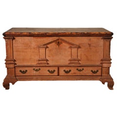 Mid-18th Century American Colonial Chest, Signed and Dated 1746