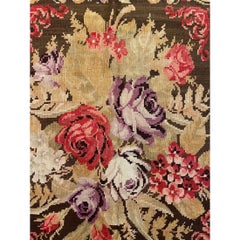 Mid 18th Century Antique Bessarabian Floral Rug