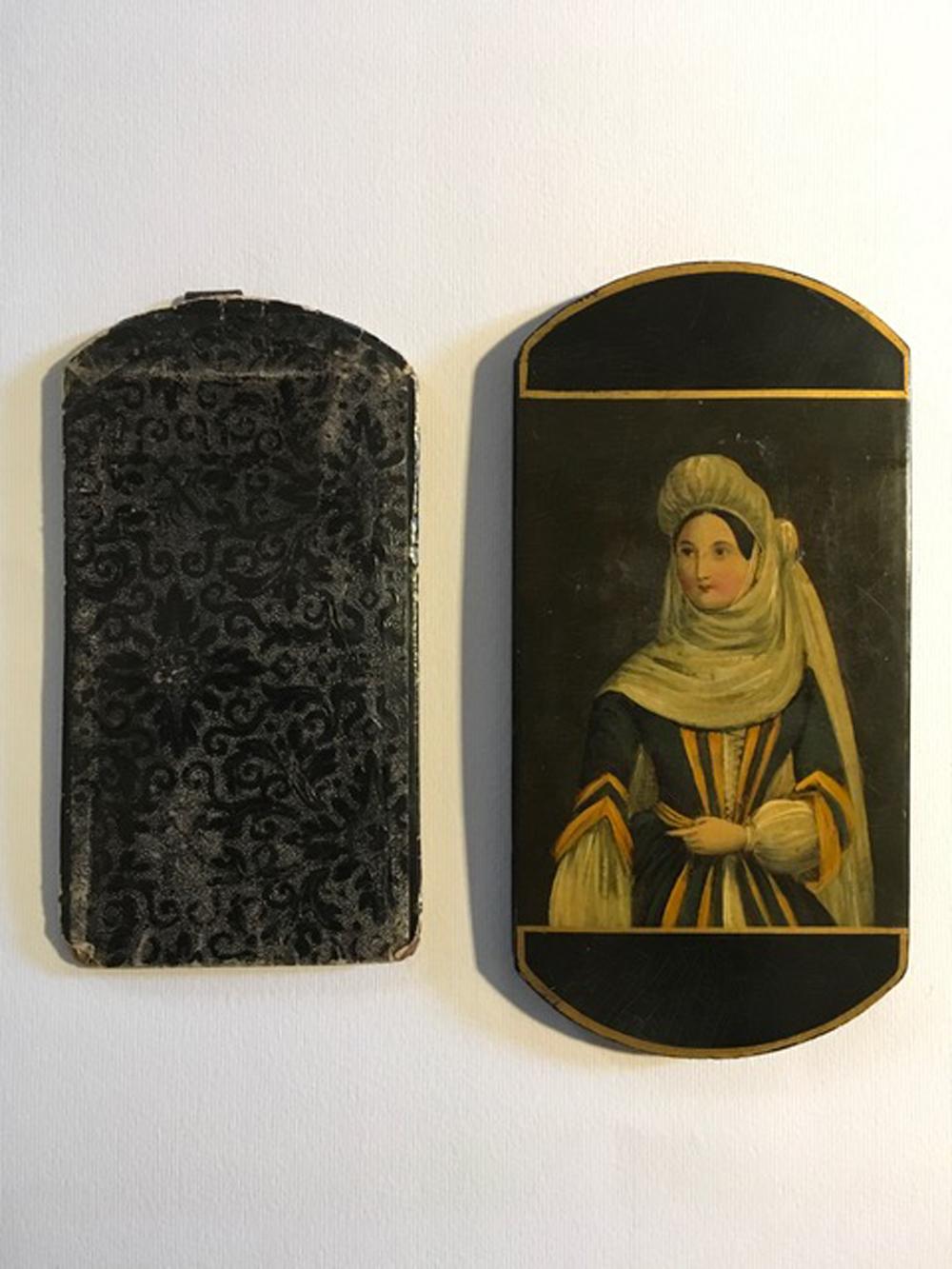 Austria Mid-18th Century Lacquered Wood Case For Sale 4