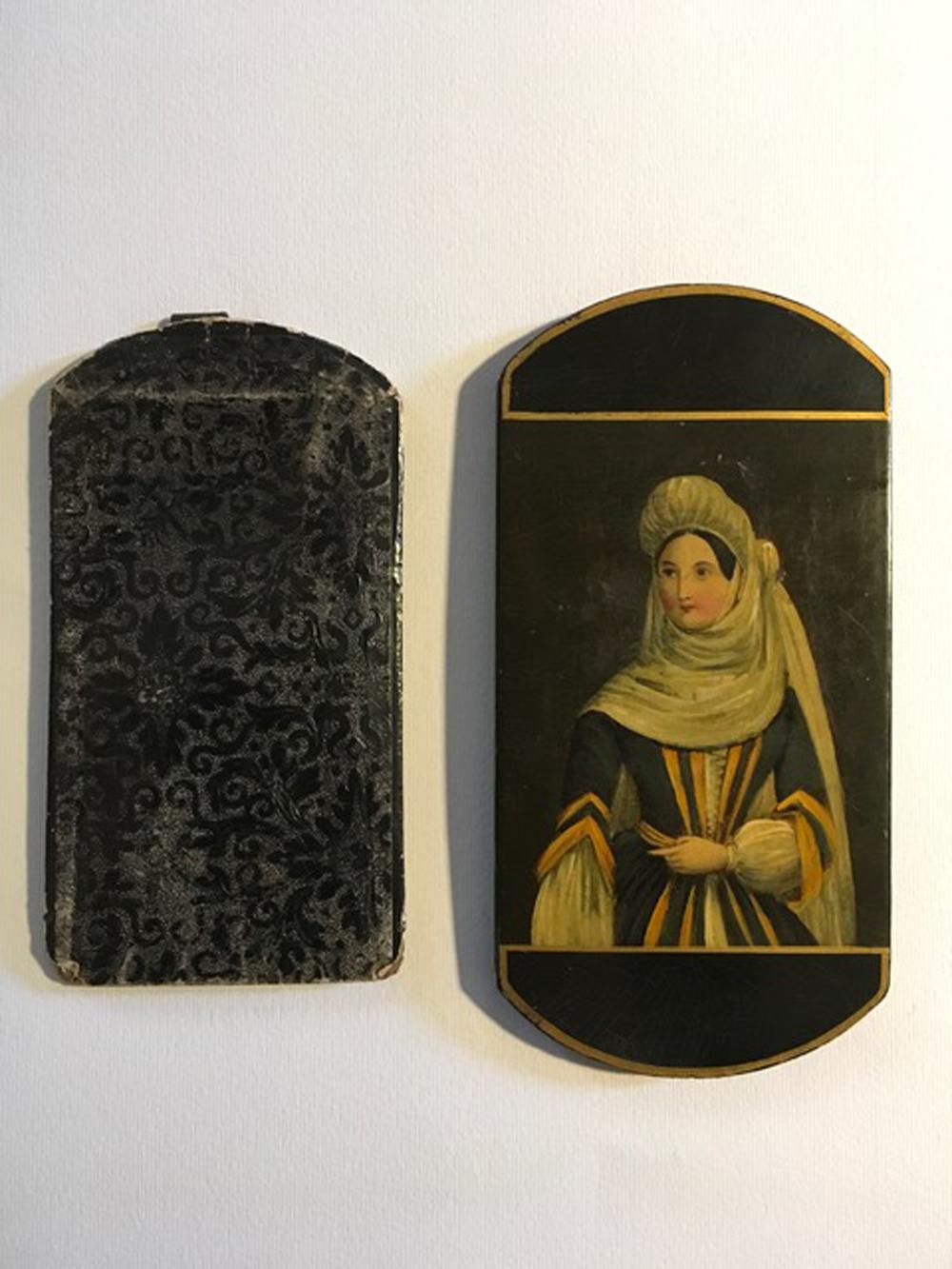 Austria Mid-18th Century Lacquered Wood Case For Sale 3