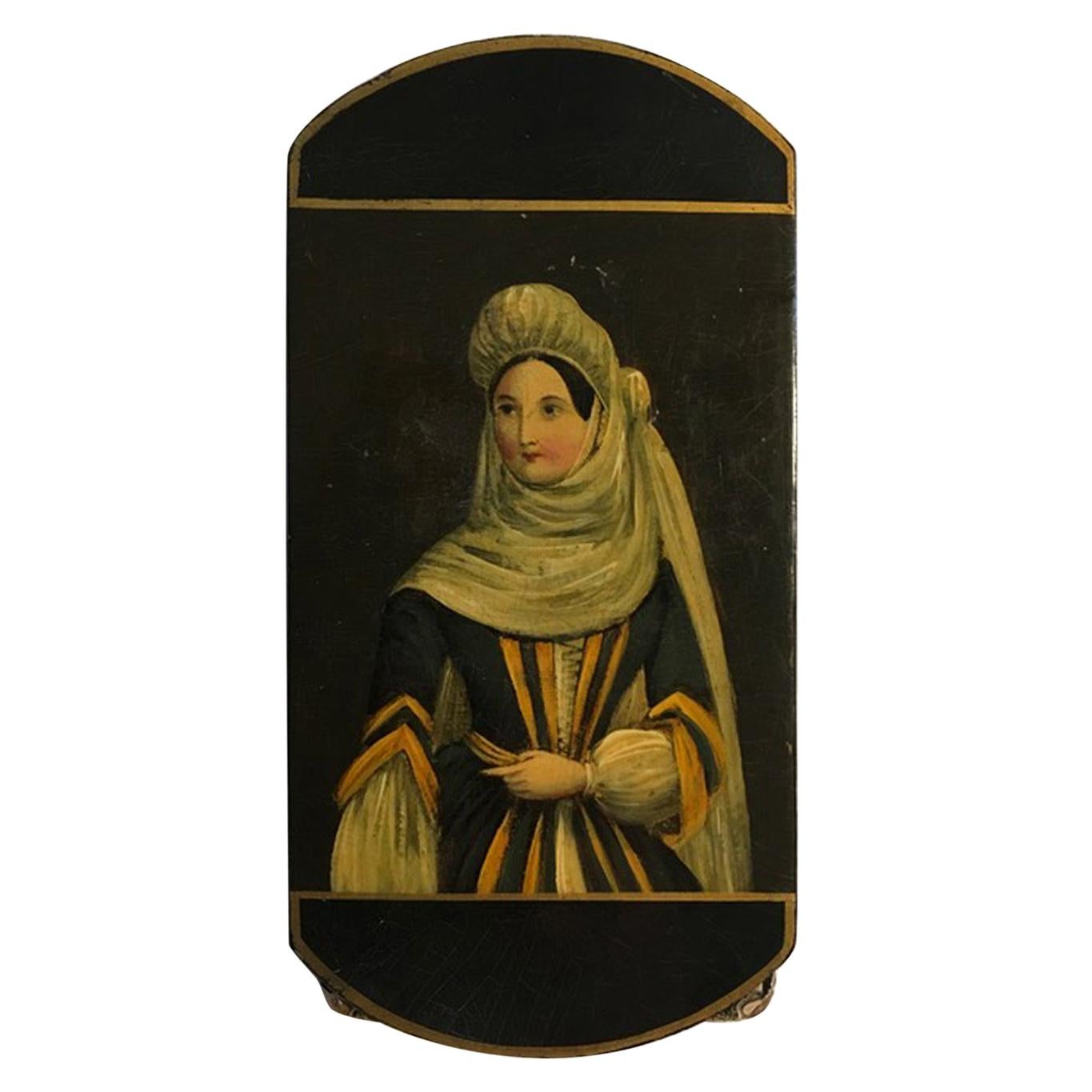 Austria Mid-18th Century Lacquered Wood Case For Sale