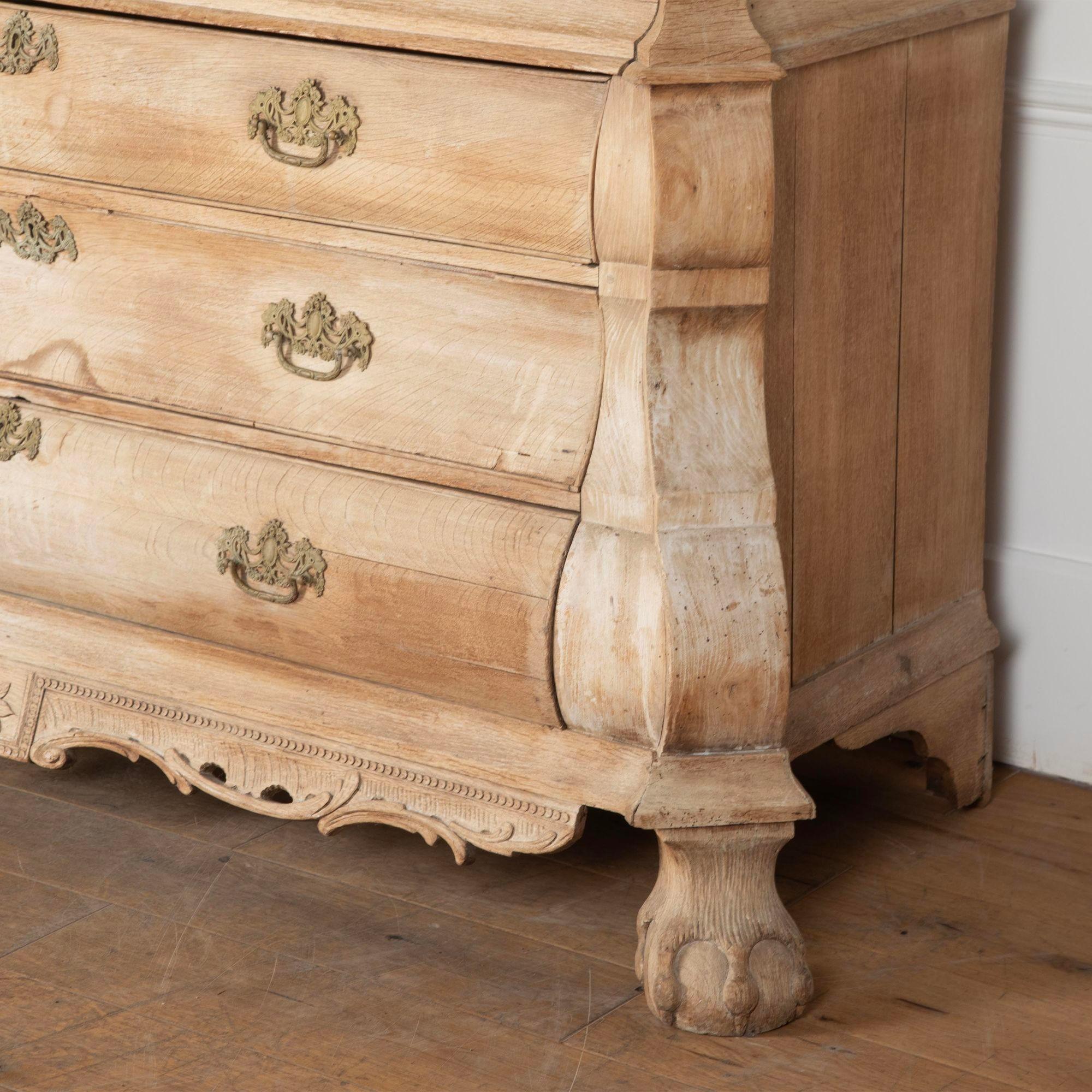 bleached oak cabinets