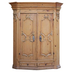 Used Mid-18th Century Carved Wardrobe
