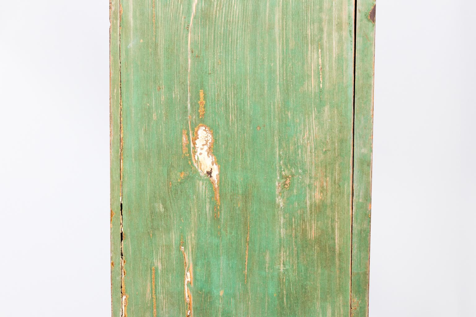 Painted Mid-18th Century Danish Baroque Cupboard For Sale