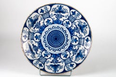 Mid-18th Century, Delft Faience Round Dish, circa 1750