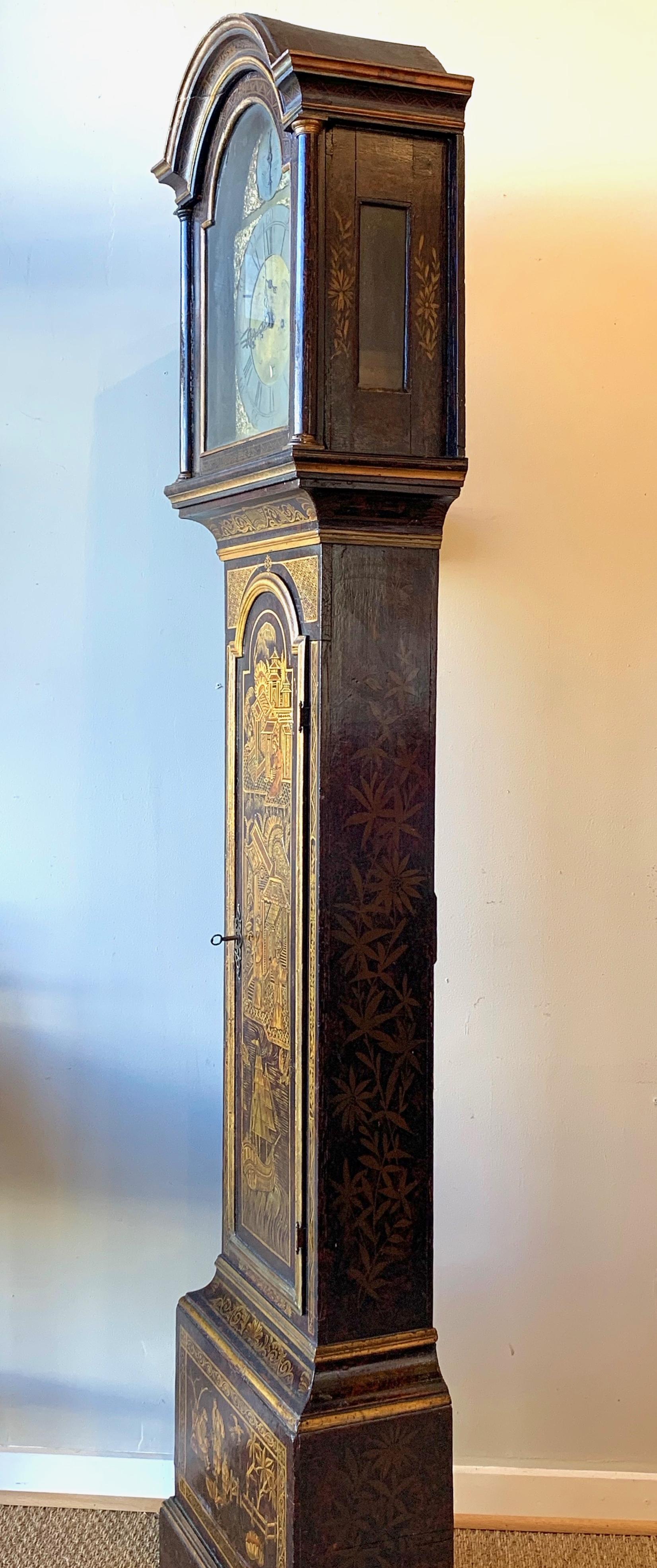 18th century tall case clock