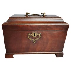 Antique Mid-18th Century English Chippendale Period Tea Caddy