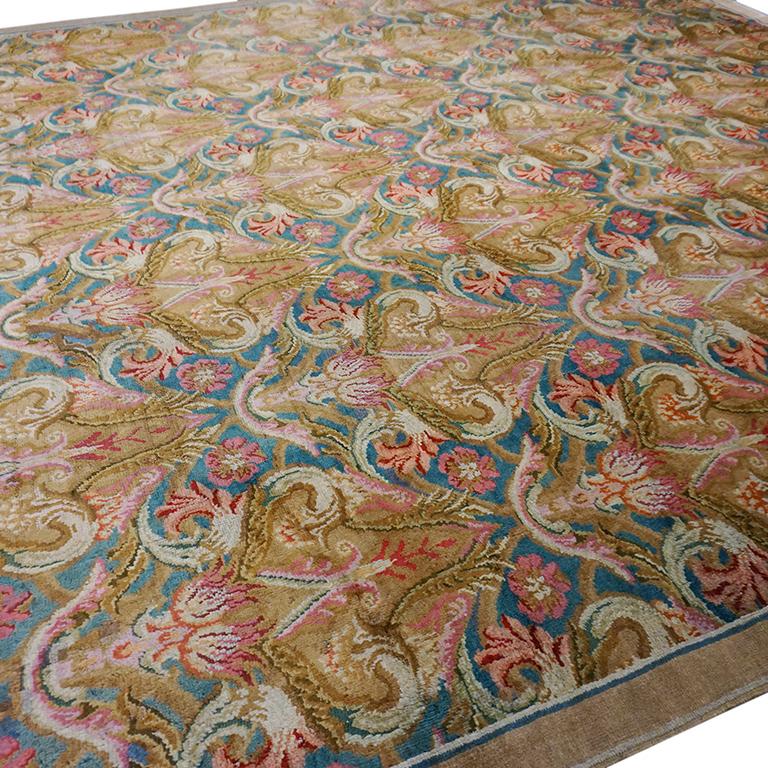 Mid-18th Century English George III Axminster Carpet (13'8