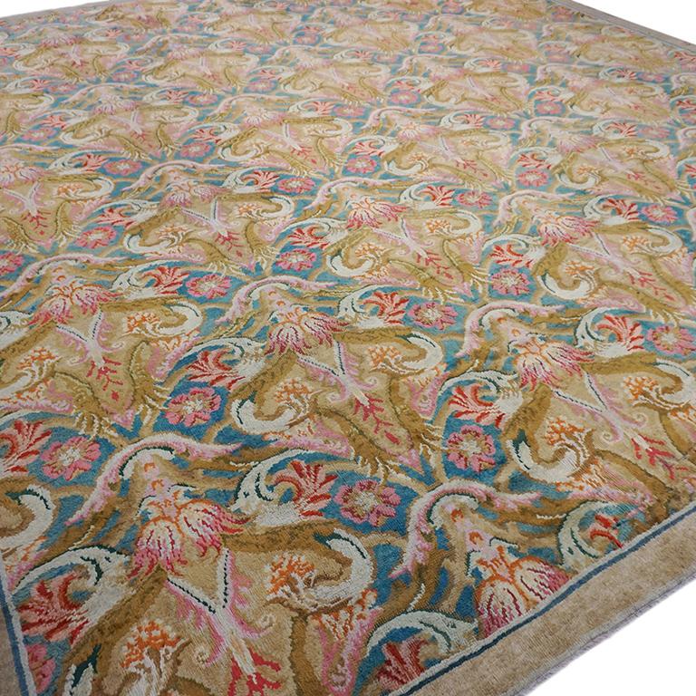 Mid-18th Century English George III Axminster Carpet (13'8