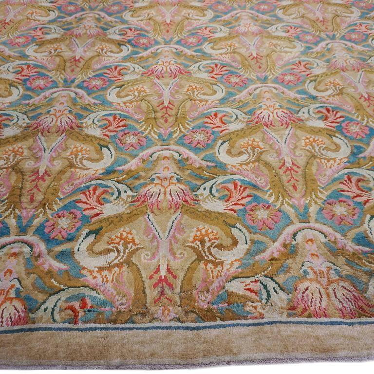 Mid-18th Century English George III Axminster Carpet (13'8