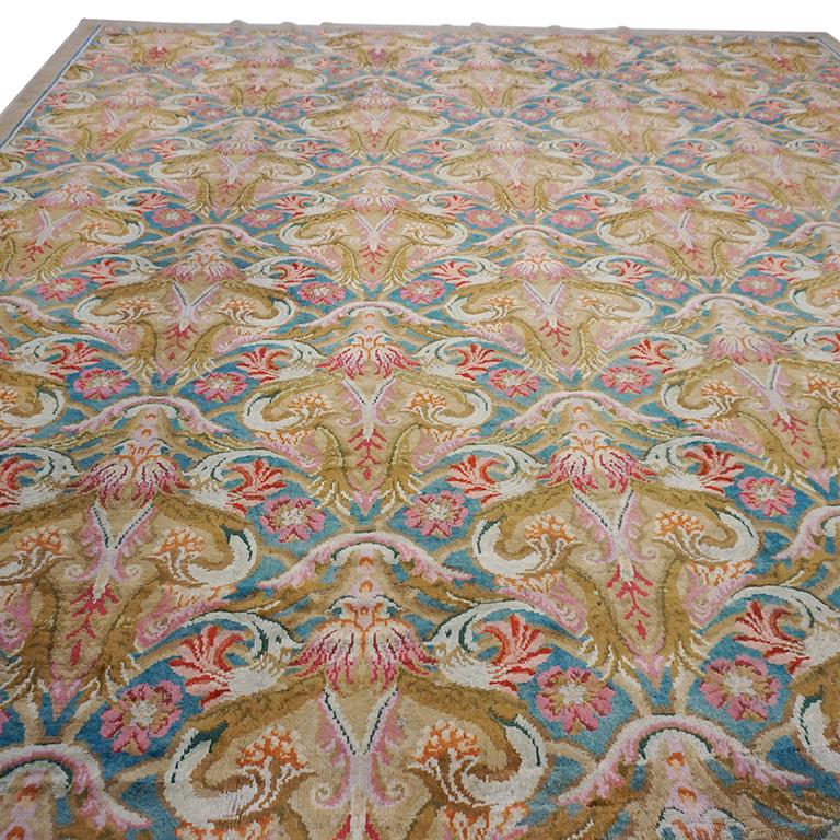 Mid-18th Century English George III Axminster Carpet (13'8