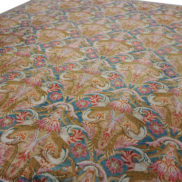 Mid-18th Century English George III Axminster Carpet (13'8