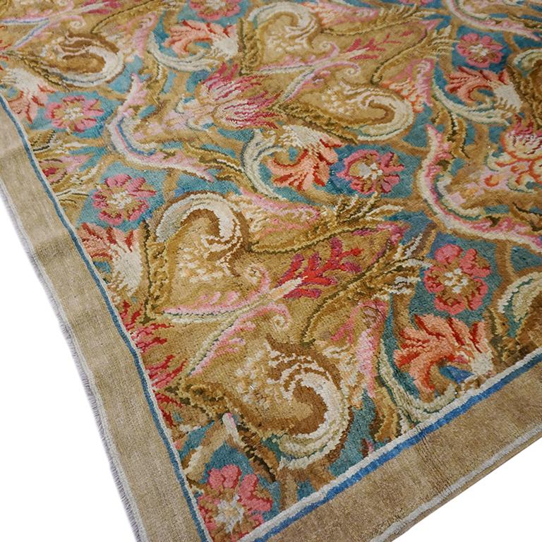 Mid-18th Century English George III Axminster Carpet (13'8