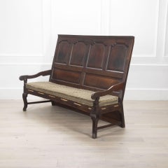Mid-18th Century English Oak Settle
