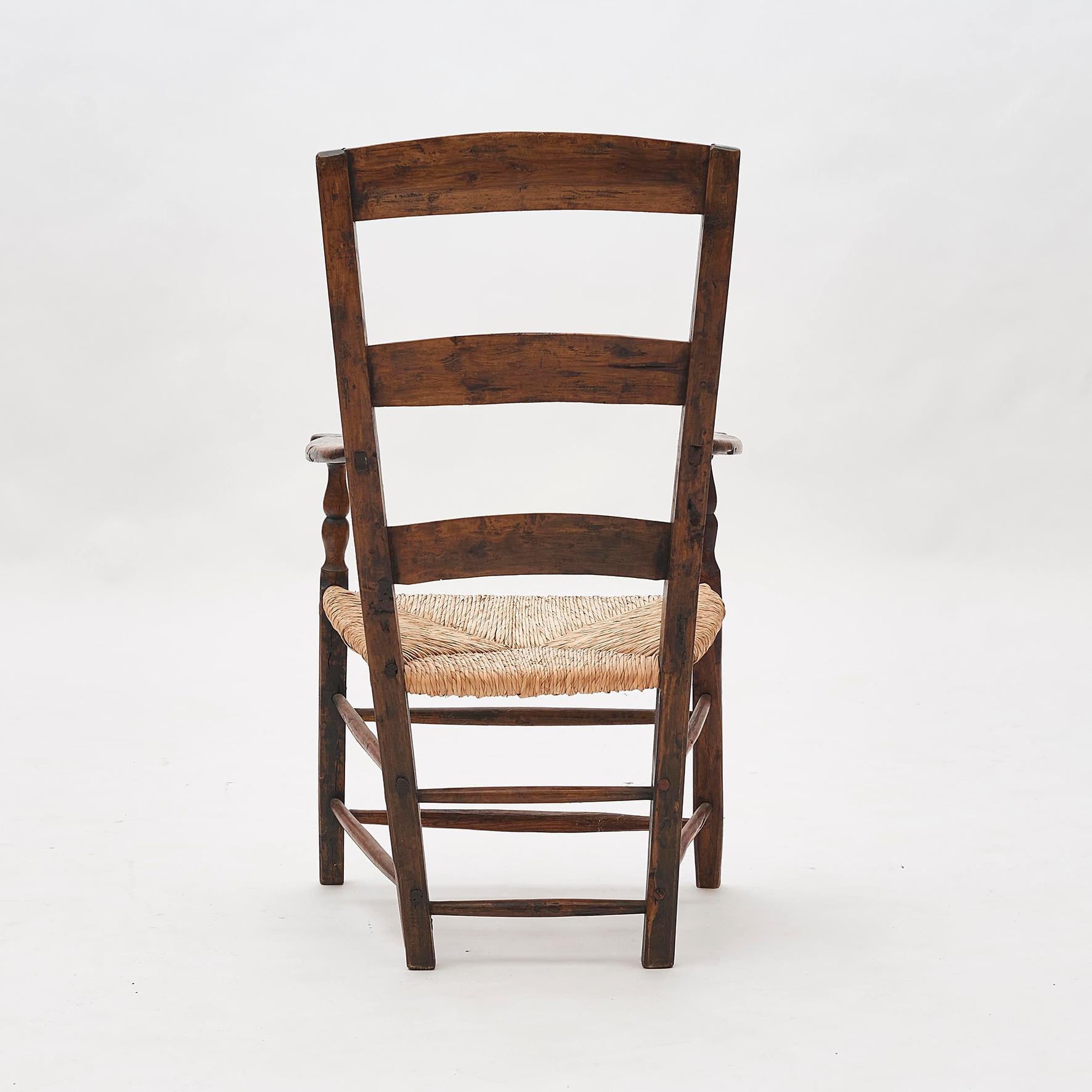 18th century ladder back chairs
