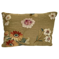 Mid 18th Century French Aubusson Tapestry Pillow